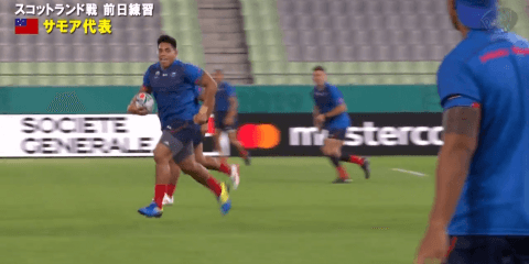 日本の次戦の相手サモアが練習を公開！30日スコットランドと対戦