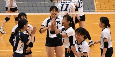 【バレーボール女子】　佛教大にストレート勝ち！
