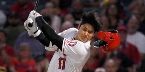 【MLB】大谷翔平、今季ヘルメットが脱げたのは32回　2位の5倍以上の回数でエ軍断トツ