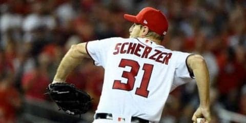 【MLB WCゲーム】通算170勝右腕シャーザー、2回まで2被弾3失点…ポストシーズン開幕