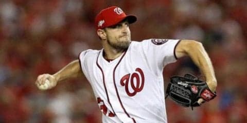 【MLB WCゲーム】ナ軍シャーザー＆ストラスバークの年俸75億円リレー！　ブ軍は継投策