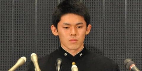 【高校野球】大船渡・佐々木朗希がプロ入り表明会見、一問一答　「自分の意志で」「まずは日本で」