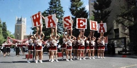 やっぱり明治を『狙い撃ち』！早明合同デモンストレーション