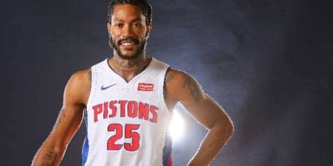 完全復活を果たしたデリック・ローズ「ピストンズに来た理由は、試合に勝つため」