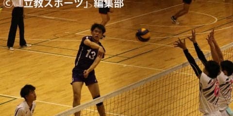 【バレーボール部】念願の初白星！流れ渡さずストレートで快勝