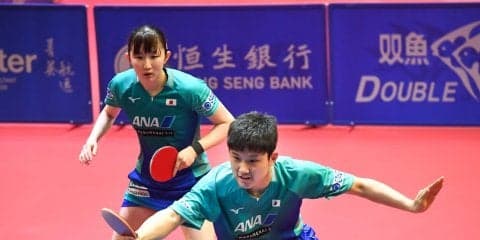 張本智和/早田ひな、快勝で予選2回戦へ＜卓球・スウェーデンオープン＞