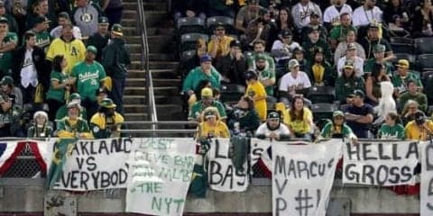 【MLB WCゲーム】アスレチックスは一大決戦に弱すぎ!?　00年から9連敗と米メディア報じる