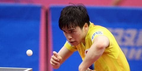 卓球男子世界ランキング（10月発表）｜森薗政崇、大幅ランクアップ　上位陣は変動なし