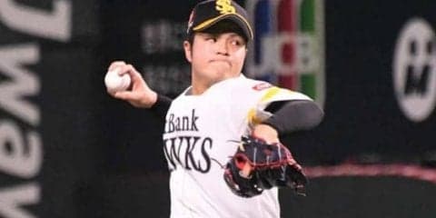 ホークスドラ1甲斐野が初のCSに向け闘志　「デビューした時と同じ気持ちで」