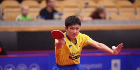 16歳・張本智和、中国期待の19歳に敗戦＜卓球・スウェーデンオープン＞