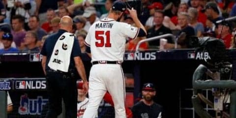 【MLB】“緊急降板”の元日ハム・マーティン、左脇腹痛め離脱　監督ショック「大打撃」