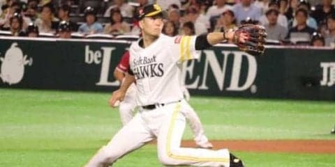 鷹・千賀、ソロ4発に沈む…　7回4失点でリード許して降板「自分の責任です」