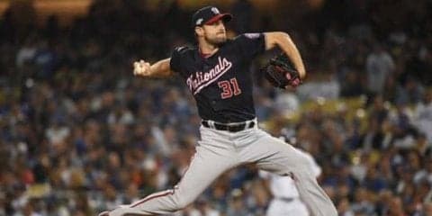 【MLB 地区S】これは反則！　中2日“中継ぎ”シャーザーの奪三振動画にファン歓喜　「史上最強」