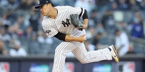 【MLB 地区S】田中将大、“超重量打線”に5回まで7K1失点好投　PS通算4勝目の権利