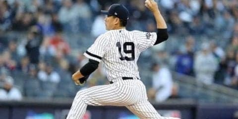 【MLB 地区S】田中将大、“超重量打線”斬りで優勝決定S王手！　5回1失点好投でPS通算4勝目