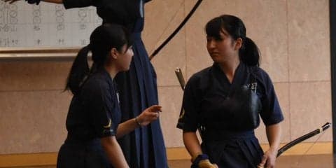 【弓道部女子】　甲南大に勝利し、一部残留決定！