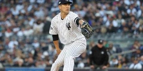 【MLB 地区S】5回1失点快投でPS4勝目の田中将大　Aロッドも絶賛「ファンタスティックだった」