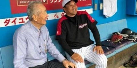 ロッテ、金田正一氏の訃報を受けて黙祷　正面ビジョン上の旗は半旗に