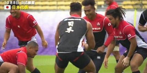 ラグビー日本代表、運命のスコットランド戦へ向けて秩父宮で練習