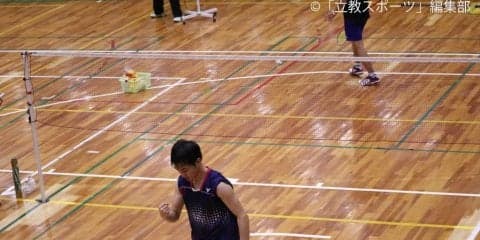 【バドミントン部】秋リーグ快“勝”撃も第４戦・対作新大に敗北で 黄色信号灯る…。接戦制せず男泣きも