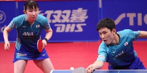 張本/早田、快勝スタート　本戦決定戦へ＜卓球・ドイツオープン＞