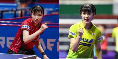 次戦、早田ひなvs長﨑美柚のサウスポー対決　女子単予選3回戦終了＜卓球・ドイツオープン＞