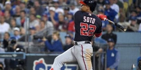 【MLB 地区S】レンドン＆ソト、カーショー撃ち連弾で同点！　ド軍前田が救援