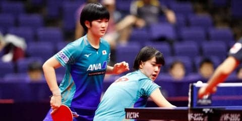 木原/長﨑のエリアカペア、盤石のプレーで勝利＜卓球・ドイツオープン＞