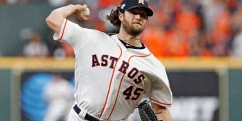 【MLB 地区S】剛腕コール、圧巻の奪三振ショー　地区シリーズ25Kは新記録