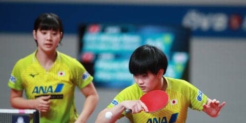 木原/長﨑の“みゆう”ペア、中国ペア下す金星＜卓球・ドイツオープン＞