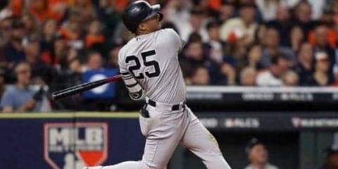 【MLB 優勝決定S】22歳トーレス、田中将大を強力援護！先制適時二塁打→ソロ→2点打