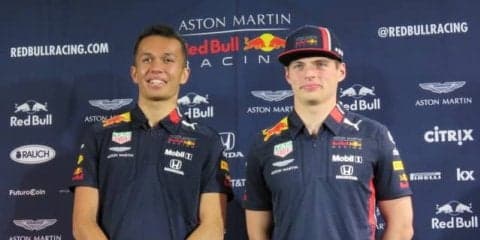 レッドブル・ホンダのフェルスタッペン&アルボン、陽気なやる気で鈴鹿好走へ…F1 日本GP