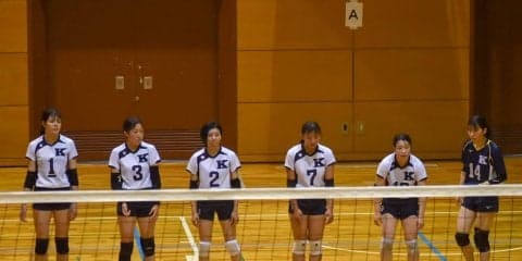 【バレーボール部女子】　神院大に敗北し、１部昇格消滅