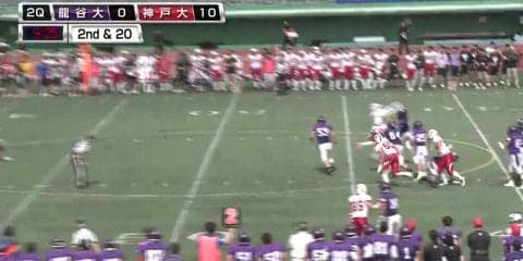 龍谷大学 vs 神戸大学（王子スタジアム）