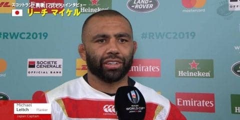 リーチマイケル「少しでも勇気を与えられた」勝利直後に被災地にエール