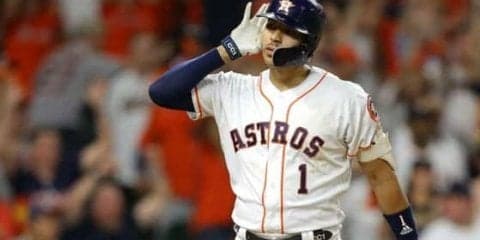 【MLB 優勝決定S】アストロズ、サヨナラで1勝1敗　劇弾のコレア、本拠地の声援は「17年よりすごい」