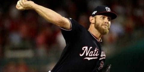 【MLB 優勝決定S】ナショナルズ3連勝で初のワールドシリーズ進出王手　ストラスバーグが快投12K！