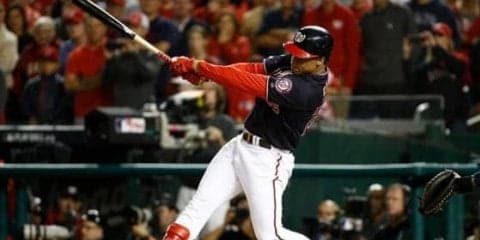 【MLB 優勝決定S】王手のナショナルズ、初回に7点を先取　勝てば初のリーグ優勝でWS進出