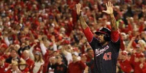 【MLB 優勝決定S】ナショナルズが4連勝で初のリーグ優勝＆WS進出決める　初回に一挙7点を先取