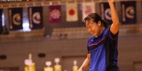 男子全滅も　女子が単複で最終日に駒を進める／全日本学生選手権