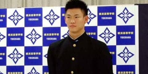【ドラフト】横浜・及川は阪神から3位指名「雰囲気がいい、明るいイメージがある」