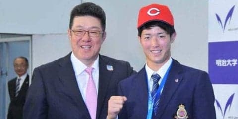 【ドラフト】広島・佐々岡新監督がドラ1森下を電撃訪問「いい男だし、カープに合っている」