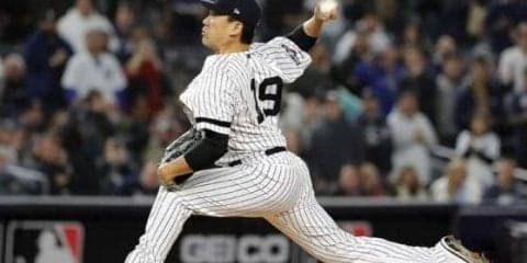 【MLB 優勝決定S】田中将大、3回に痛恨の逆転3ラン浴びPS初の3失点　スプリンガーにスプリットを左中間へ