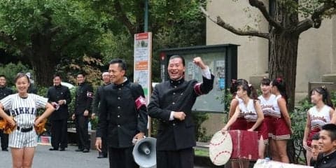 優勝への『ファーストスクラム』となるか　－早立合同デモンストレーションステージー