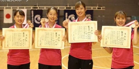 単２人・複１組が堂々の４強入り！シーズン集大成を笑顔で飾る／全日本学生選手権