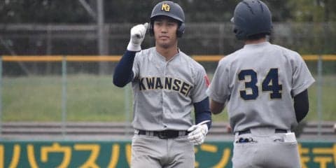 【硬式野球部】 追い上げ見せれず、関関戦初戦は黒星