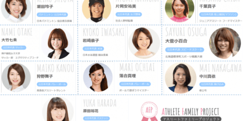 未来のアスリートを支える家族や指導者に向けた応援サイト「輝けアスリートファミリー！」公開