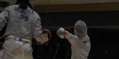【フェンシング部】 女子サーブル個人で田中が準優勝、女子フルーレ団体は２年連続２位！