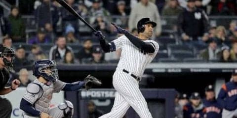 【MLB 優勝決定S】ヤ軍ヒックス、ポール直撃の豪快勝ち越し3ラン動画にファン歓喜　「ビースト」