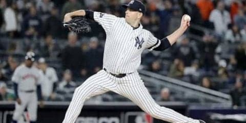 【MLB 優勝決定S】崖っぷちのヤンキースが6回終え3点リード　ア軍バーランダーは立ち直り終盤戦へ